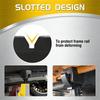 2/1Pcs Floor Jack Pad Rubber Universal Slotted Guard Portable Anti Slip Vehicle Square Accessories Frame Rail Car Repair Adapter