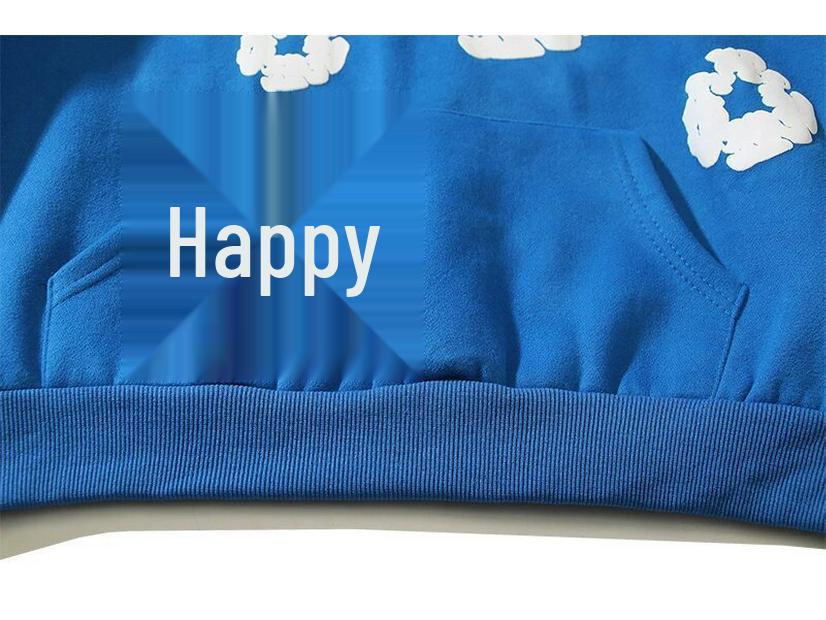 Americká ulica Hip Hop Bavlna Potlač Ležérna Voľná Mikina s Kapucňou, Pár Štýl