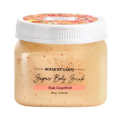 Bouquet Garni Pink Grapefruit Body Scrub 500g*1Pc/2Pcs