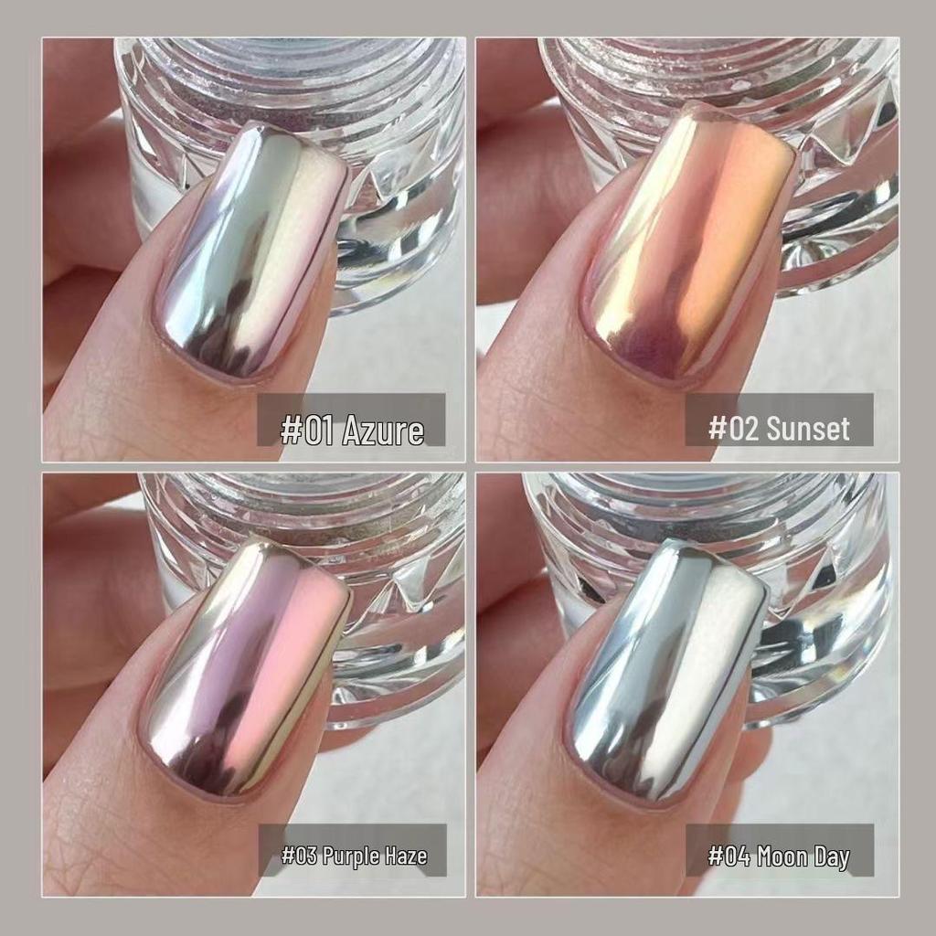 Aurora Magic Mirror Nail Powder - High Gloss Moonlight Silk Art Glitter