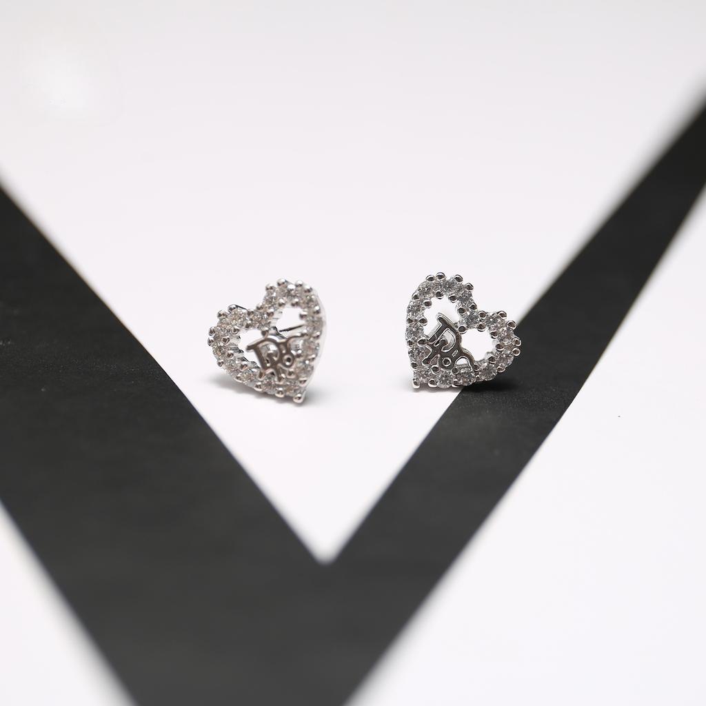 Personalized Small Heart-shaped Women's New Trendy Earrings Korean Temperament Cold Style Earrings