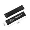 Carbon Fiber Car Seat Belt Shoulder Pad For Nissan Sentra Serena Maxima Versa Juke Micra Rogue Tiida X-trail Nismo Accessories