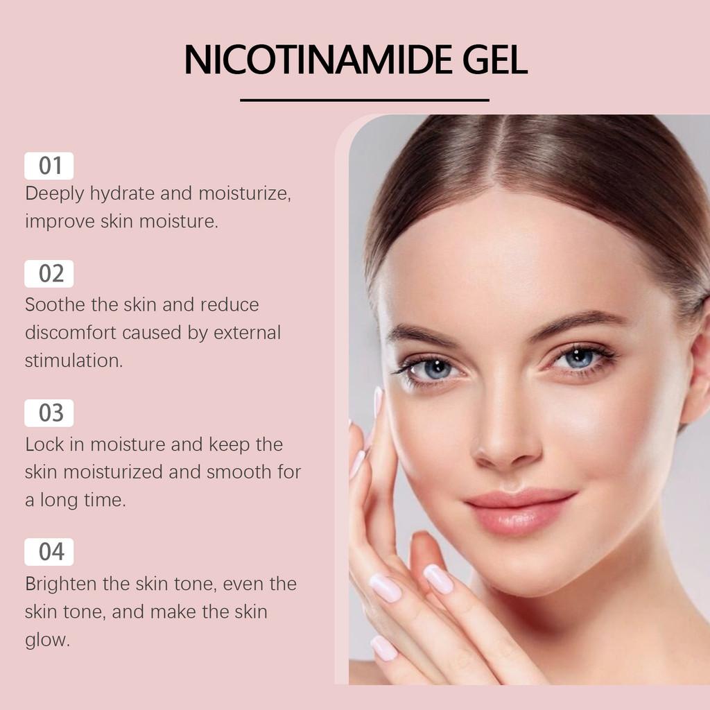 Hoygi Niacinamide Facial Gel Deep Nourishing Hydrating Skin Repair Gel 40g Ideal For All Skin Types
