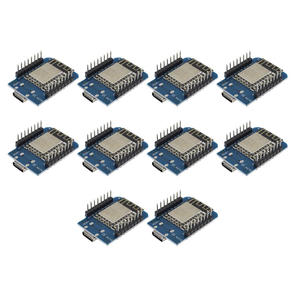 10-1PCS ESP8266 ESP-12F D1 Mini WIFI Development Board NodeMCU Lua Type-C D1 Mini Nodemcu Lua IOT Board for Arduino