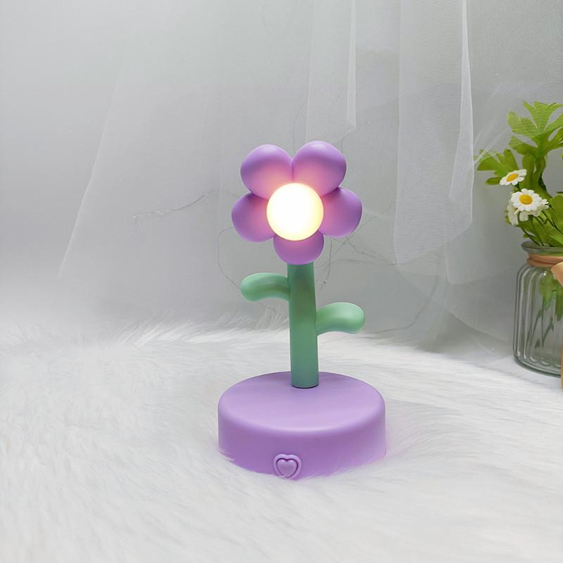 Cute Sweet And Sunflower Glowing Toy Diy Night Light Aaa Battery Power Supply