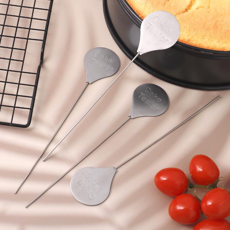 Cake Tester Probe Reusable Stainless Steel Cake Tester Needle Sticks For Bread Biscuit Muffin Pancake Baking Accessories