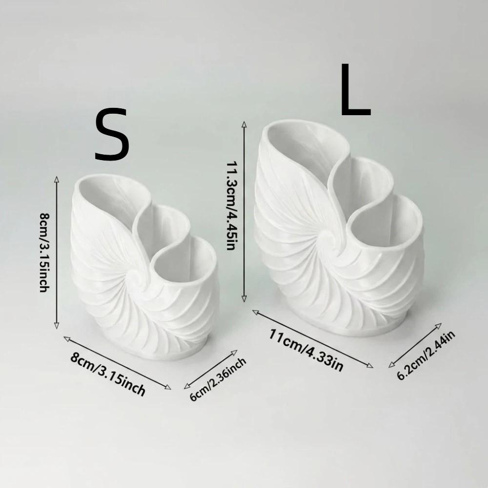 Ocean Style Nautilus Toothbrush Holder 3D Printed Makeup Brush Organizer Washbasin