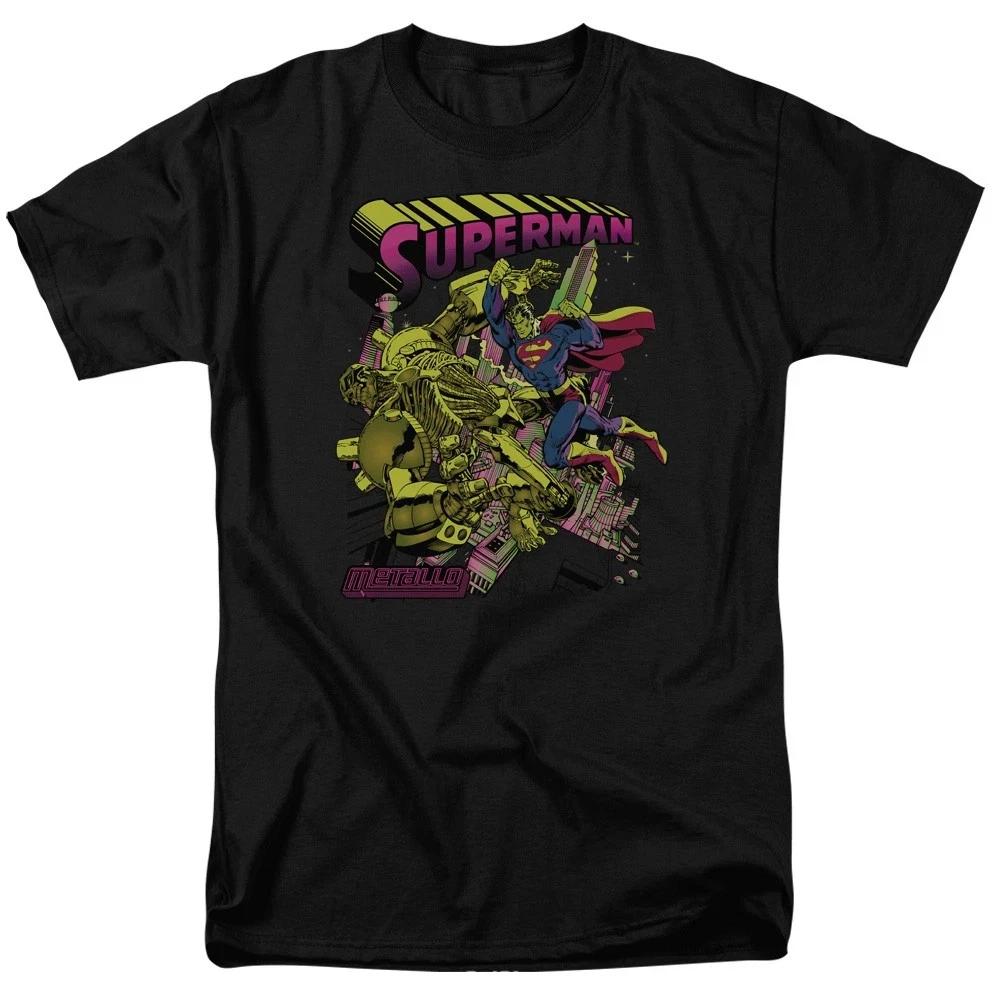 Comics SuperUnisex Versus Metallo T Shirt Size S 4XL Gift For Friends S