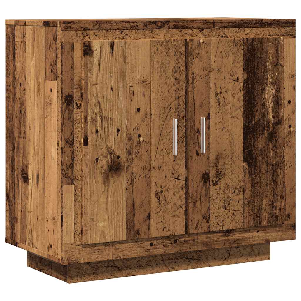 Sideboard with Rustic Wood Look 80 x 40 x 75 cm Engineered Wood