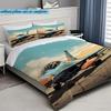 Airplane Soft Duvet Cover Soft Duvet Cover Featuring Airplane Patern Suitable for Children Kids Plus Adult Peoples Soft Comfortable Plus Breathable