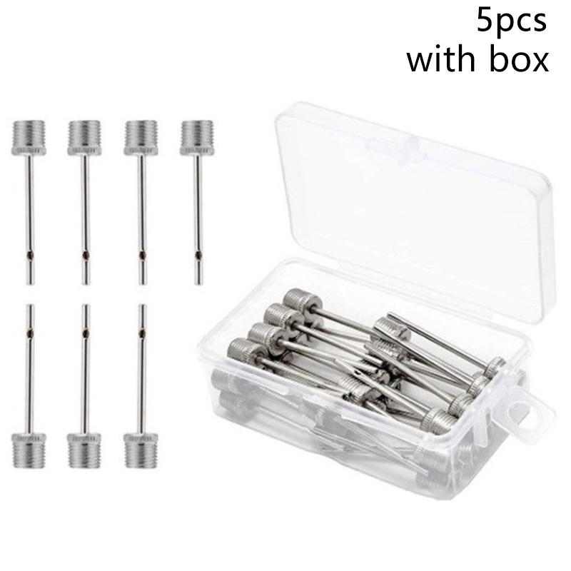 

Спортивний м яч для надування насоса Голка для футболу Баскетбол Футбол Надувний повітряний клапан Адаптер Насос з нержавіючої сталі 5/10/20 шт.