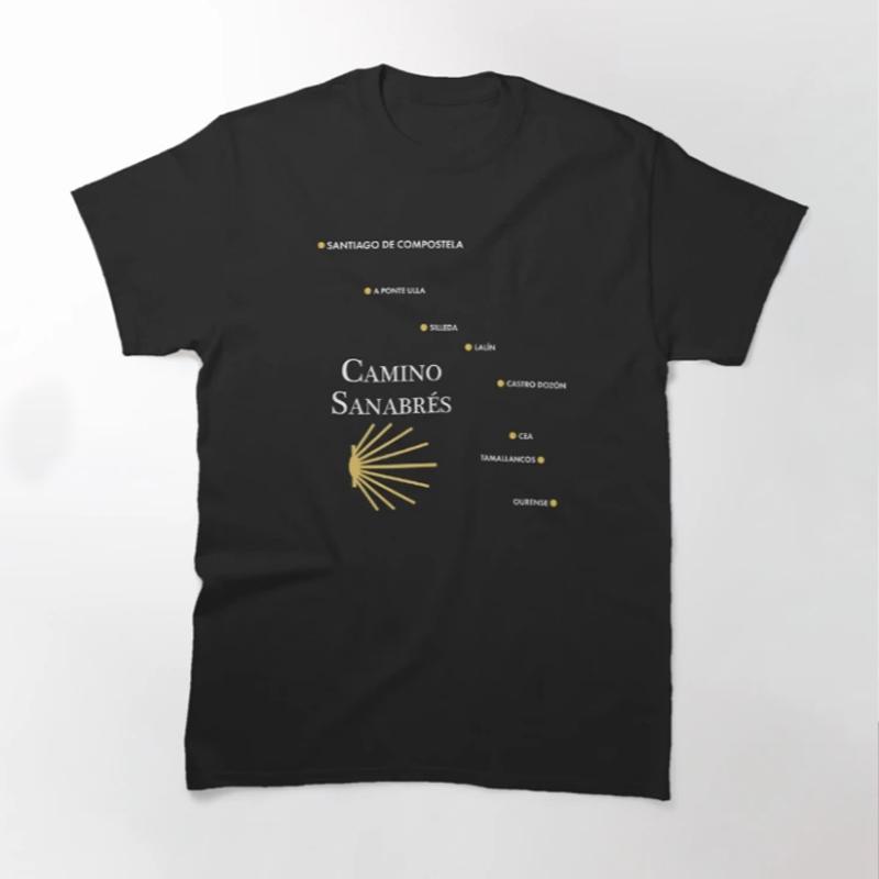 

Novelty Camino Sanabres Way Camino De Santiago TShirt New 100 Cotton ONeck Summer Short Sleeve Casual Mens Tshirt Size S3XL S