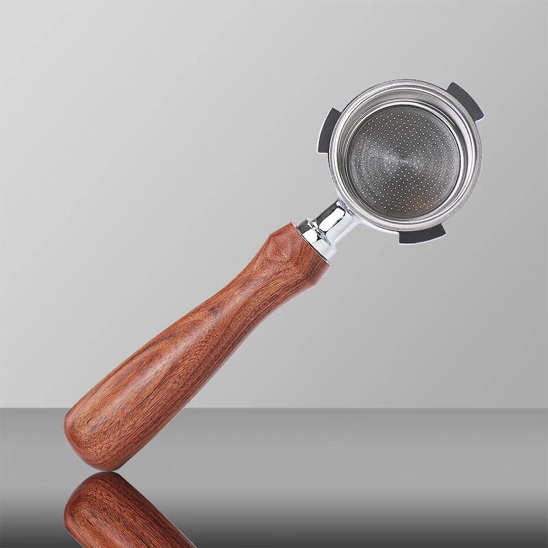 

51 мм Бездонный портафильтр для кофе Замена Корзина фильтра на 2 чашки Для кофеварки эспрессо Delonghi EC680 EC685 Аксессуары Бариста