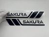 New model [Sakura] car sticker decal side dress up fender