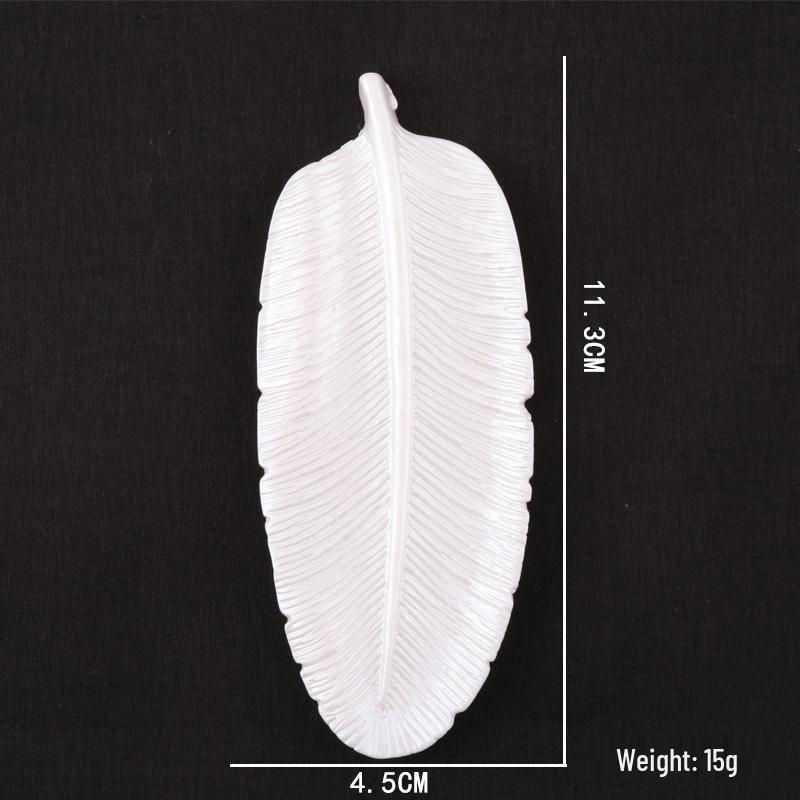 

Металлические перья-листья фотореквизит для демонстрации японского нейл-арта