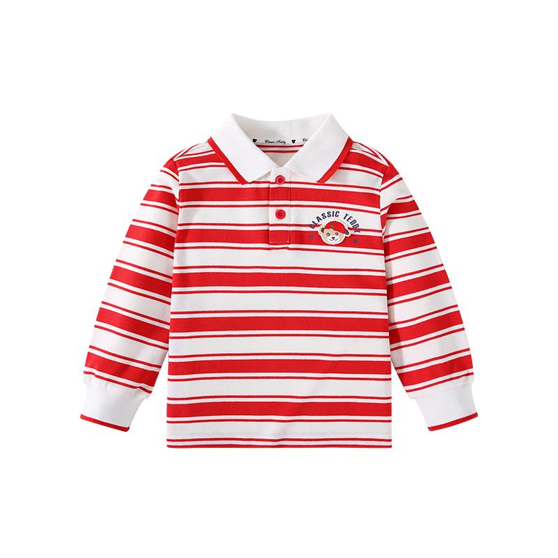 Classic Teddy Boys Striped Polo Shirt 110