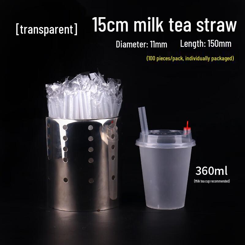 Individually Wrapped Disposable Thick Straws