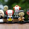 10PCS Horror Film Series Jason Freddy Clown Action Figure Toys PVC Model Halloween Gift Vinyl Figurine Doll Gift
