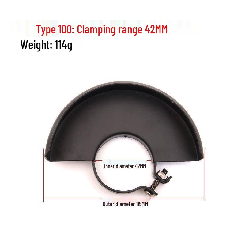 Thickened Dustproof Angle Grinder Guard for 100, 115, 125 Type Grinding Wheels
