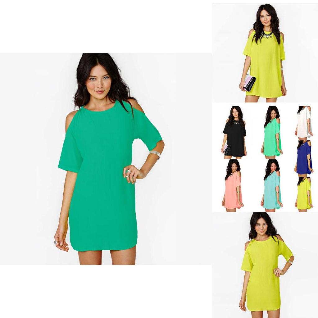 Premium Quality Women's Summer Cold Shoulder Short Sleeve T Shirt Tops For Plus Size