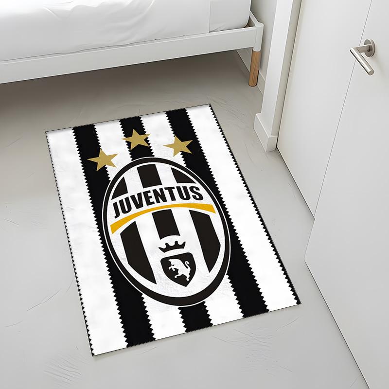 Juventus FC (14) Rug Suitable For Living Rooms Bedrooms Computer Rooms Dining Areas And Placement Under Tables And Chairs Also An Ideal Choice For Off