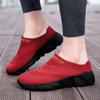 Women's Sandals Backless Walking Sneakers Summer Slip-on Mule Socks Shoes Closed Toe Slippers Men Clogs Plus Size