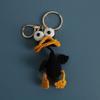 Cute Cartoon Crochet Keychains Funny Knitting Keyring Fashion Duck Doll Pendant  Backpack