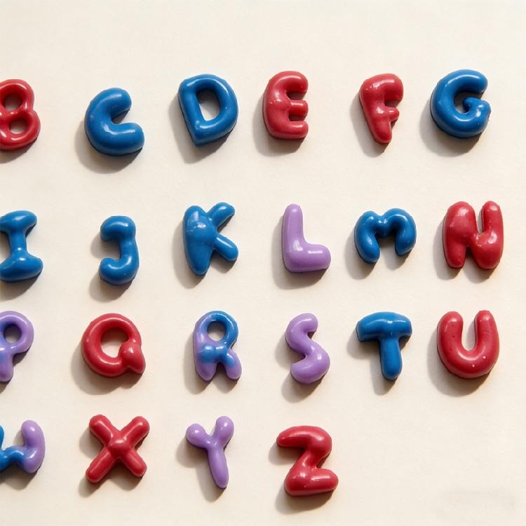 Moldes de Silicona con Letras y Números para Teclado Para Fundición de Resina Encanto de Resina Hecho a Mano Accesorios de Decoración para Teclado