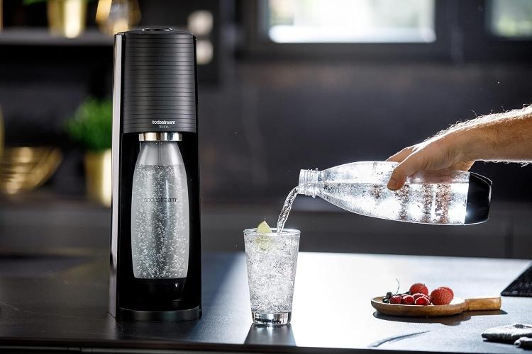 SodaStream Terra Black + 2 bottles (1012812310) Sparkling water maker, Black