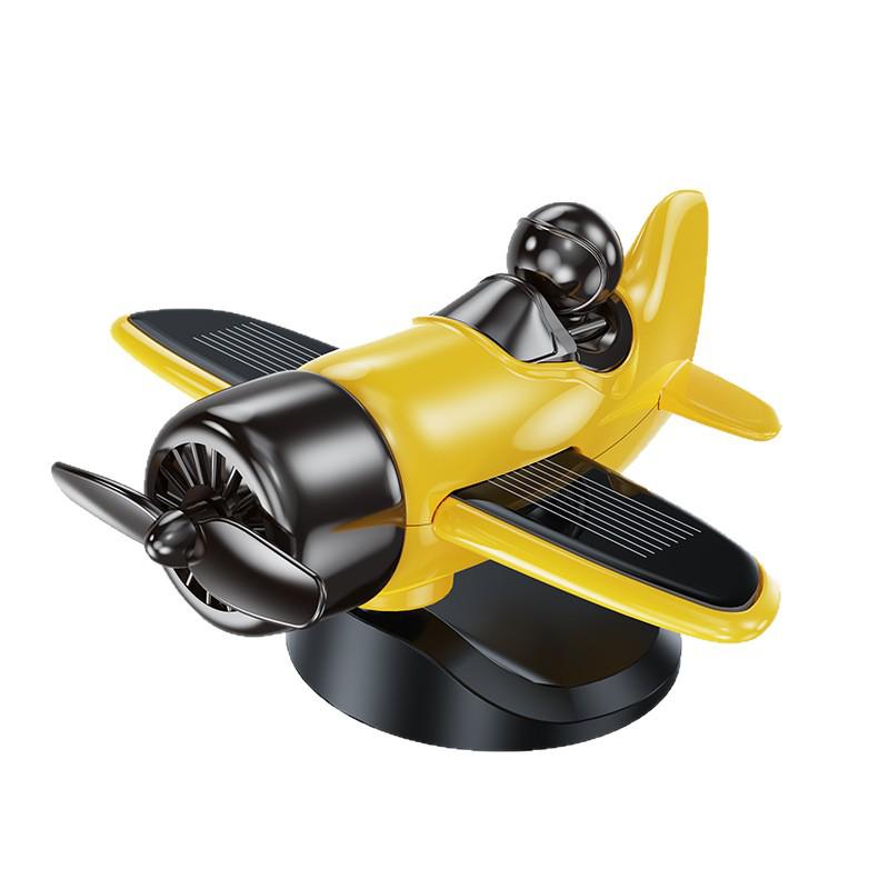 Solar-Powered Rotating Car Ornament: Soaring Little Flying Man
