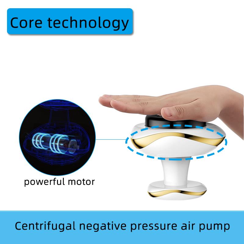 Electric Vacuum Cupping Massager Anti Cellulite Therapy Wireless Guasha Scraping Fat Burner Slimming Suction Cups