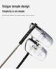 Color-Changing Bifocal Progressive Reading Glasses with Intelligent Zoom, Titanium Memory Frame, and Anti-Blue Light Protection