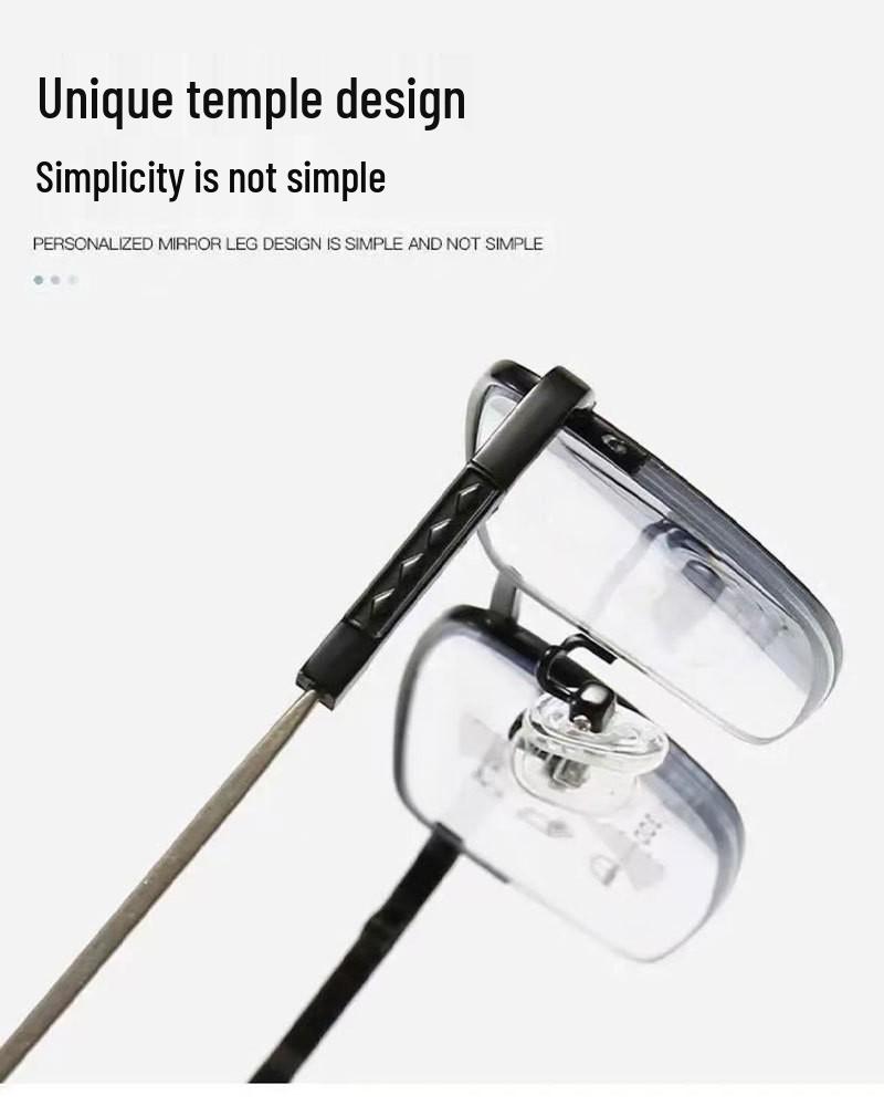 Color-Changing Bifocal Progressive Reading Glasses with Intelligent Zoom, Titanium Memory Frame, and Anti-Blue Light Protection