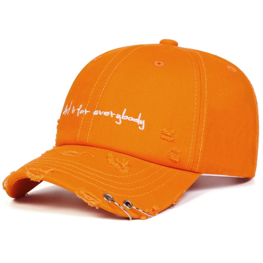 Unisex ART IS FOR EVERYBODY Embroidery Baseball Caps Spring and Autumn Outdoor Adjustable Casual Hats Sunscreen Hat Sports Cap