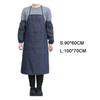 With Pockets Denim Aprons Waterproof Kitchen Work Clothes Long Cooking Aprons  Man/women