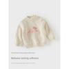 David Bella Warm New Winter Clothing Girls' Sweater Baby Half Turtleneck Knitwear Kidsren's Fleece Pullover Top