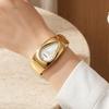 Women's Teardrop Dial Bangle Watch Rhinestone Minimalist Dress Wristwatch