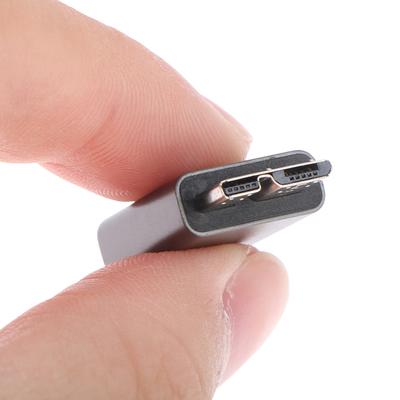 Adapter aus Aluminiumlegierung, USB-Adapter, Rollenmaschinenlinie Typc, Buchse auf USB3.0, Microb-Stecker