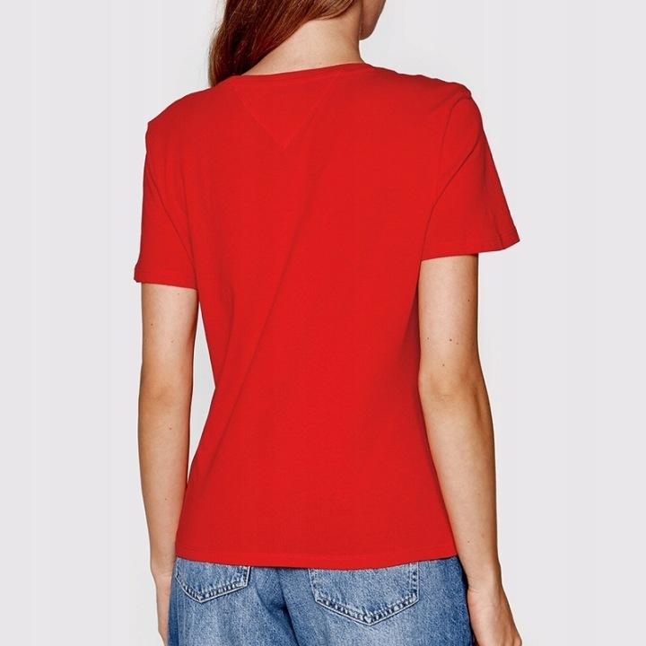 Tommy Jeans T-Shirt Women' Regular Fit Red Dw0Dw14616-Xnl