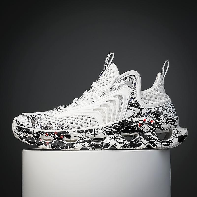 Spring men's breathable sneakers large size blade versatile running shoes outdoor casual shoes men's shoes