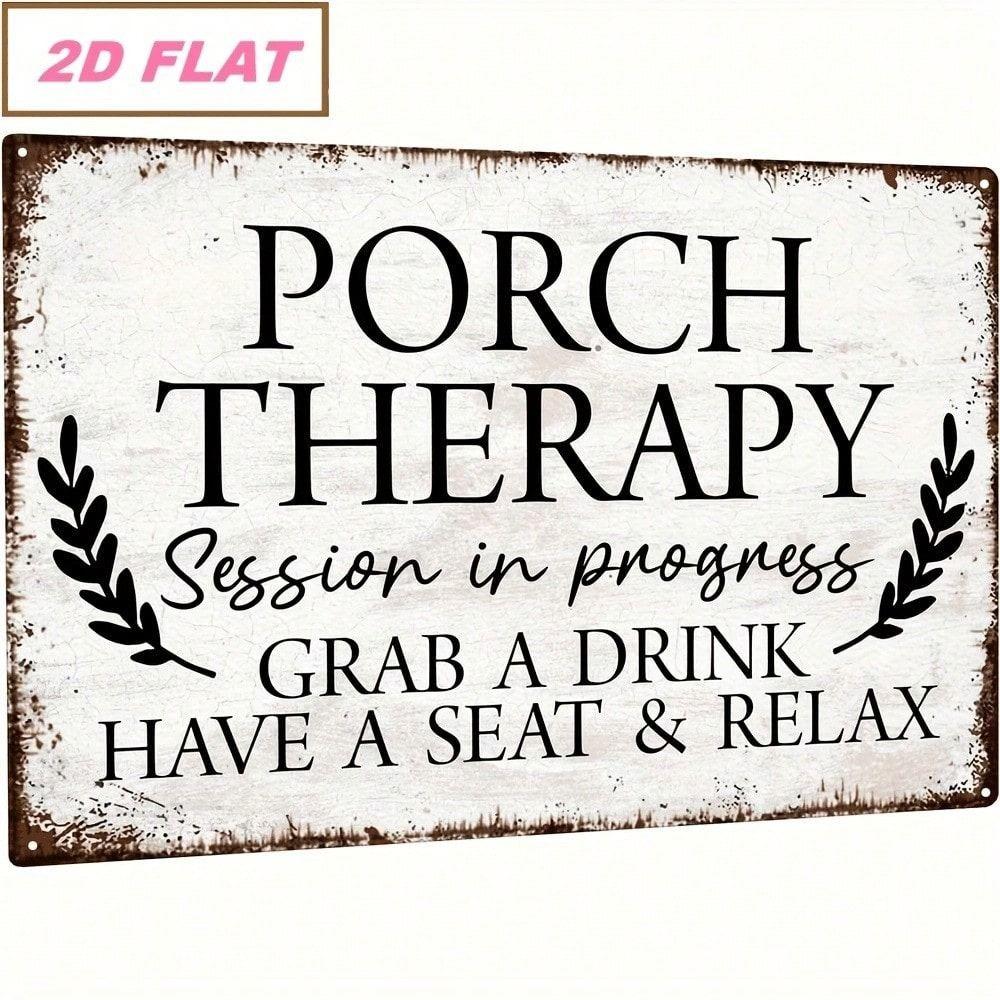 Funny Metal Letter F Sign, Vintage Self-Adhesive Wall Decor 20x30 cm, Leaves Design for Porch, Garden, Patio, Bar & Halloween