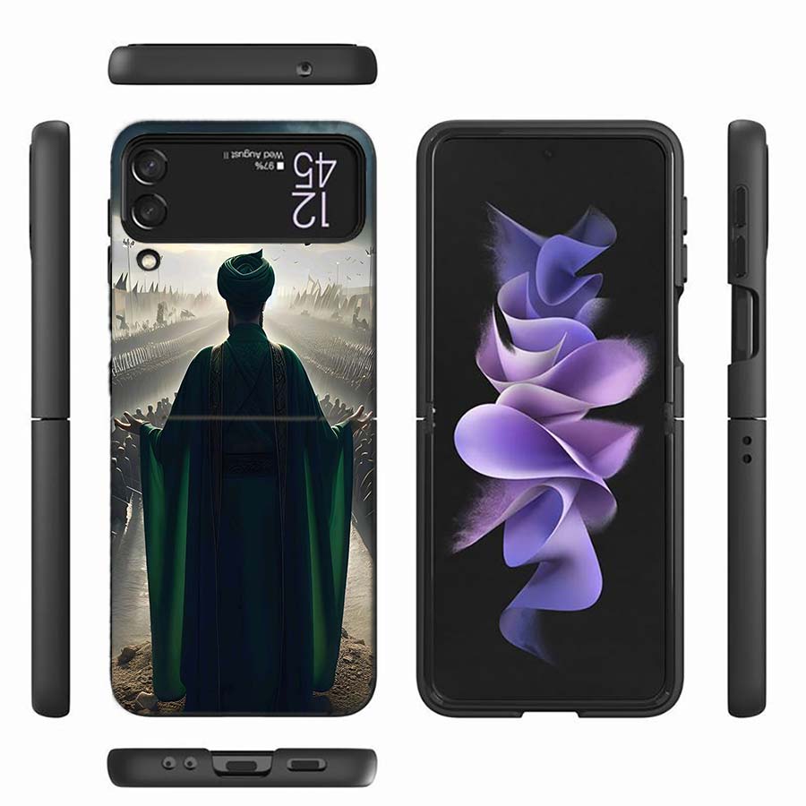 Islam Shia Imam Ali Hussain Phone Case For Samsung Z Flip 6 7 5G Z Flip 5 Galaxy Z Flip 3 4 5G ZFlip Shockproof Hard Cover TPU P