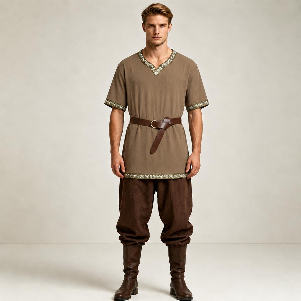 Men's Costume with Waistband for Halloween