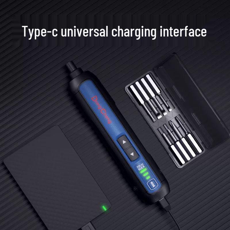 Dongcheng 4V Cordless Straight-Handle Mini Screwdriver Drill CN plug (adapter included)
