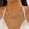 Ocean Style Multi-element Pendant Necklace for Women Starfish Conch Turtle Shell Dolphin Necklace Trendy Summer Beach Jewelry
