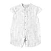 10mois Fluffy Gauze  6-layer Gauze  2way Baby Sleeper with Sleeves, 100% Cotton, White, Length 58cm, for Newborns To Around 3 Years Old