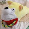 Plush Interactive Dog Toy Squeaky Stuffed Animal Puppy Chew Toy Dog Tug of War Toy for Large Small Dogs Training Teeth Cleaning