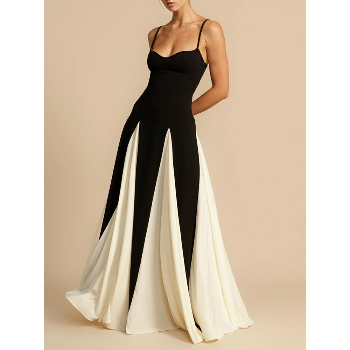 

Модное женское платье с V-образным вырезом и длинными рукавами для женщин, элегантные плиссированные платья с открытой спиной и без рукавов, вечерние платья для женщин L белый