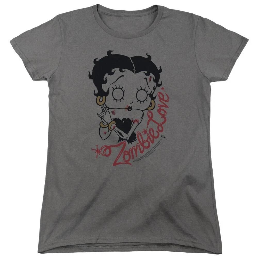 Женская футболка Betty Boop Классический зомби XL