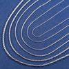 Dainty 316L Stainless Steel Thin Necklace Cable Chain On the Neck for Women Men's Hip Hop Choker Jewelry Accessories Her Gift